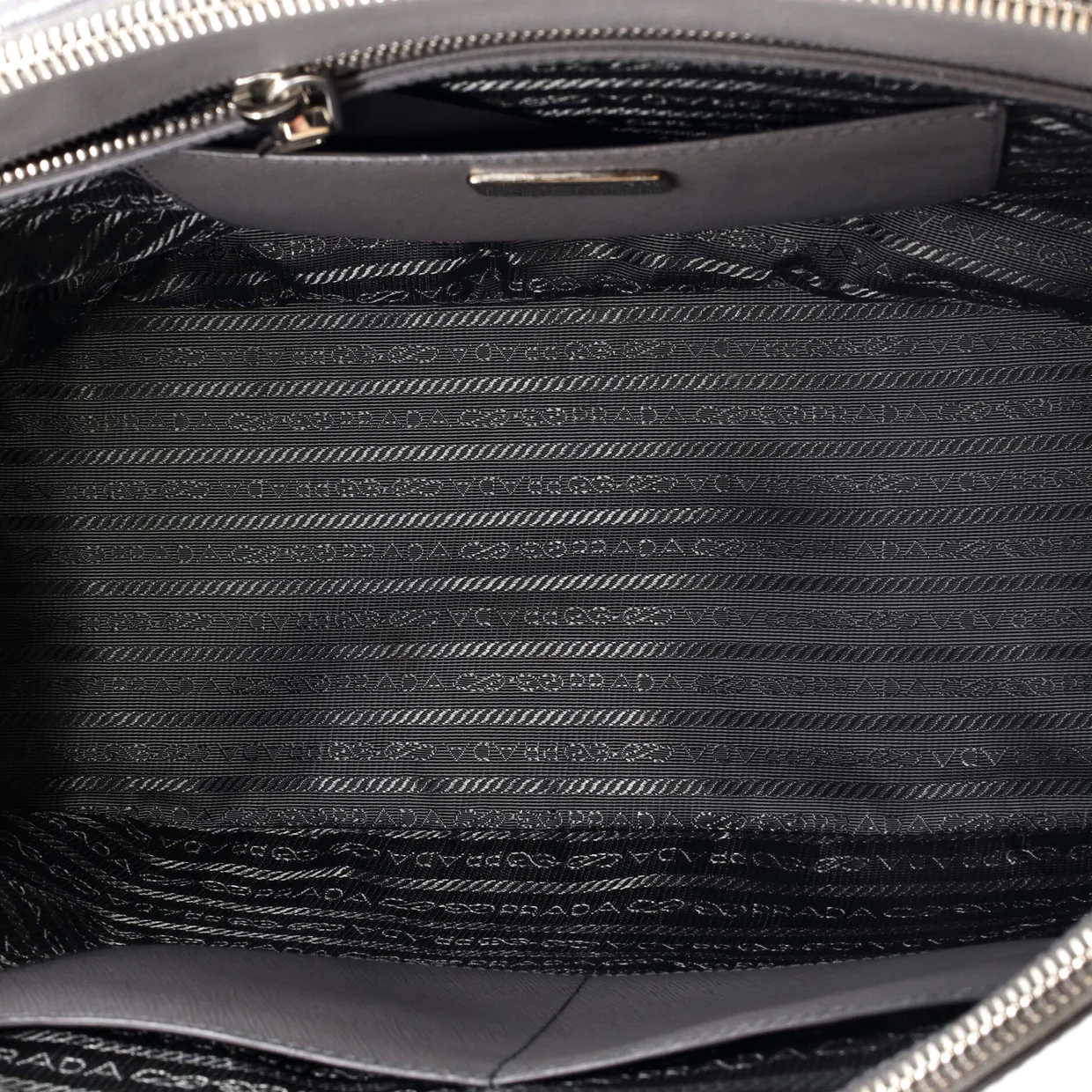 Double Zip Lux Tote Saffiano Leather Medium - Deep Luxury