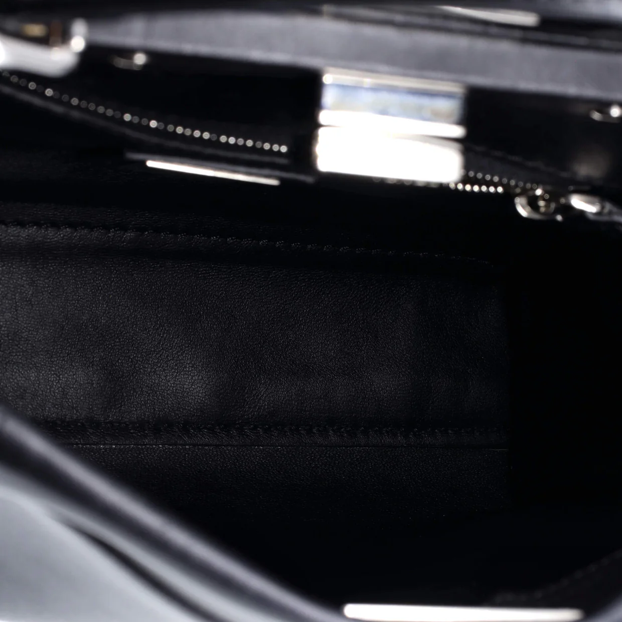 Peekaboo Bag Pearl Embellished Leather Mini - Deep Luxury