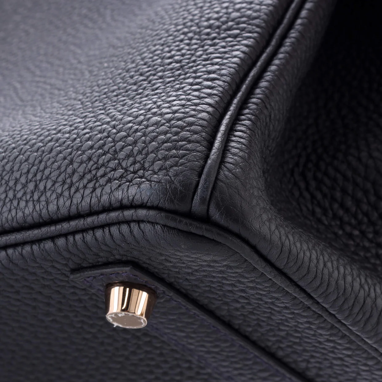 Birkin Handbag Caban Togo with Rose Gold Hardware 30 - Deep Luxury