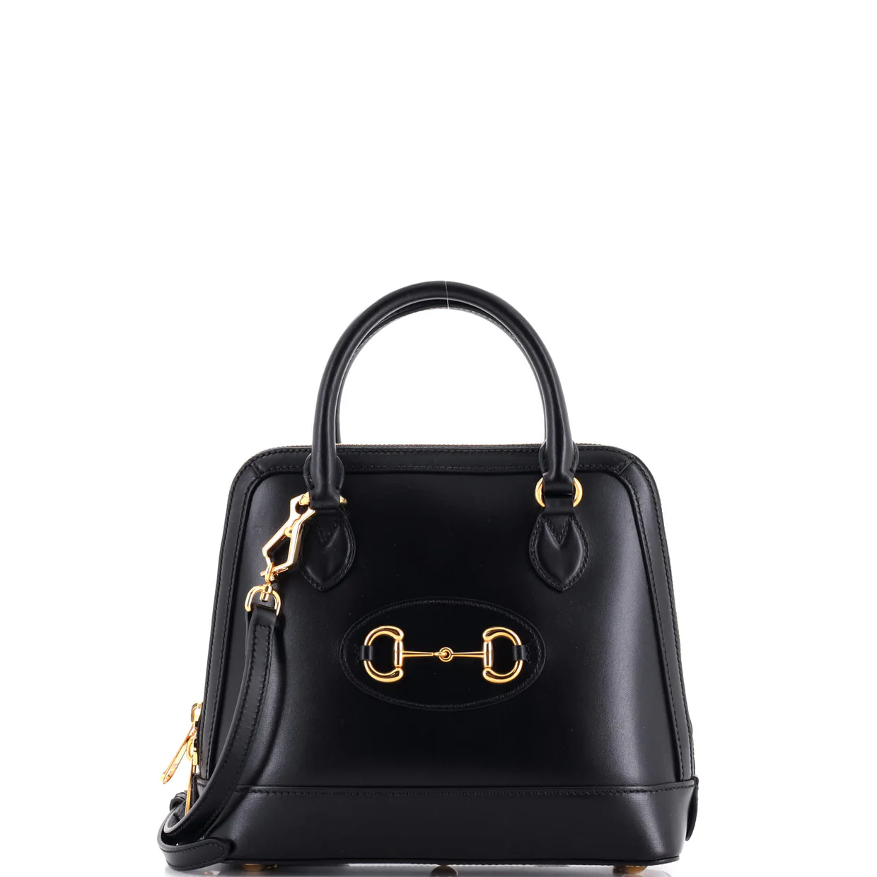 Horsebit 1955 Top Handle Bag Leather Small - Deep Luxury