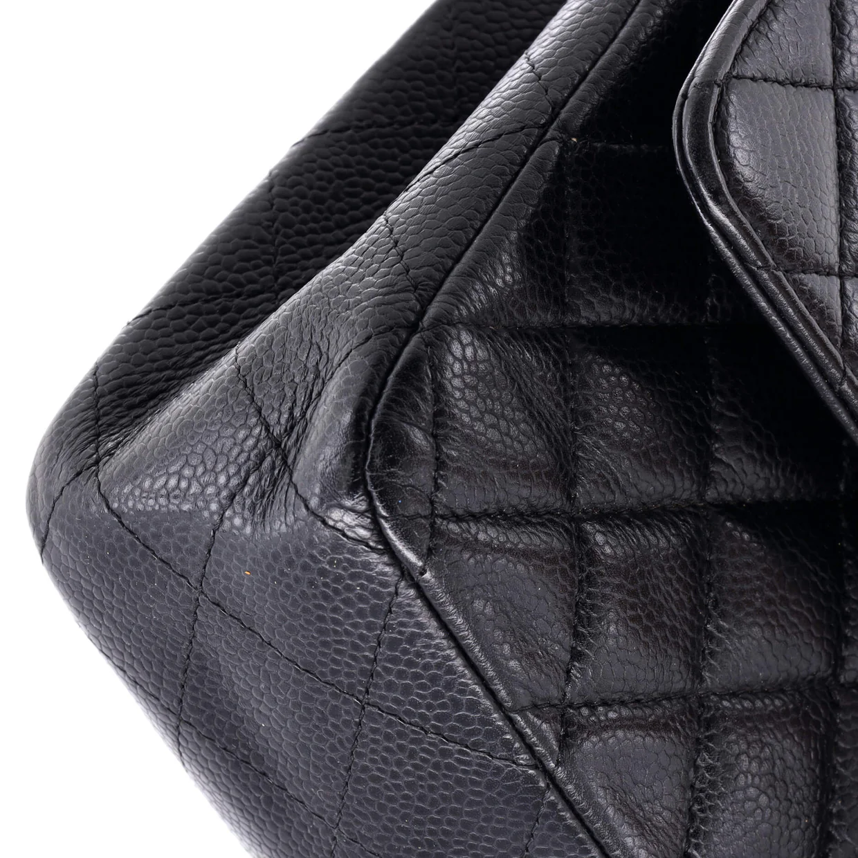 Classic Double Flap Bag Quilted Caviar Medium - Deep Luxury