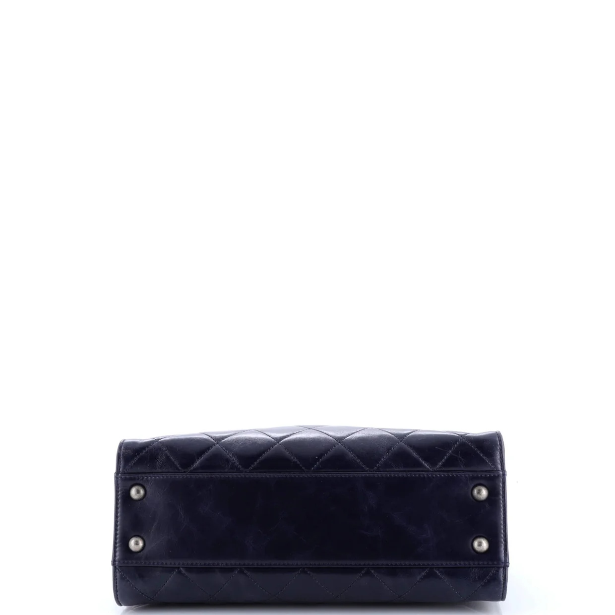 Perfect Edge Shopping Tote Quilted Goatskin Small - Deep Luxury