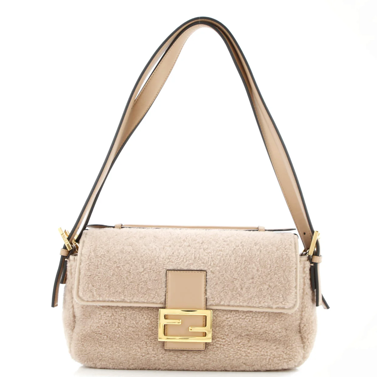 Multi Baguette Bag Shearling - Deep Luxury