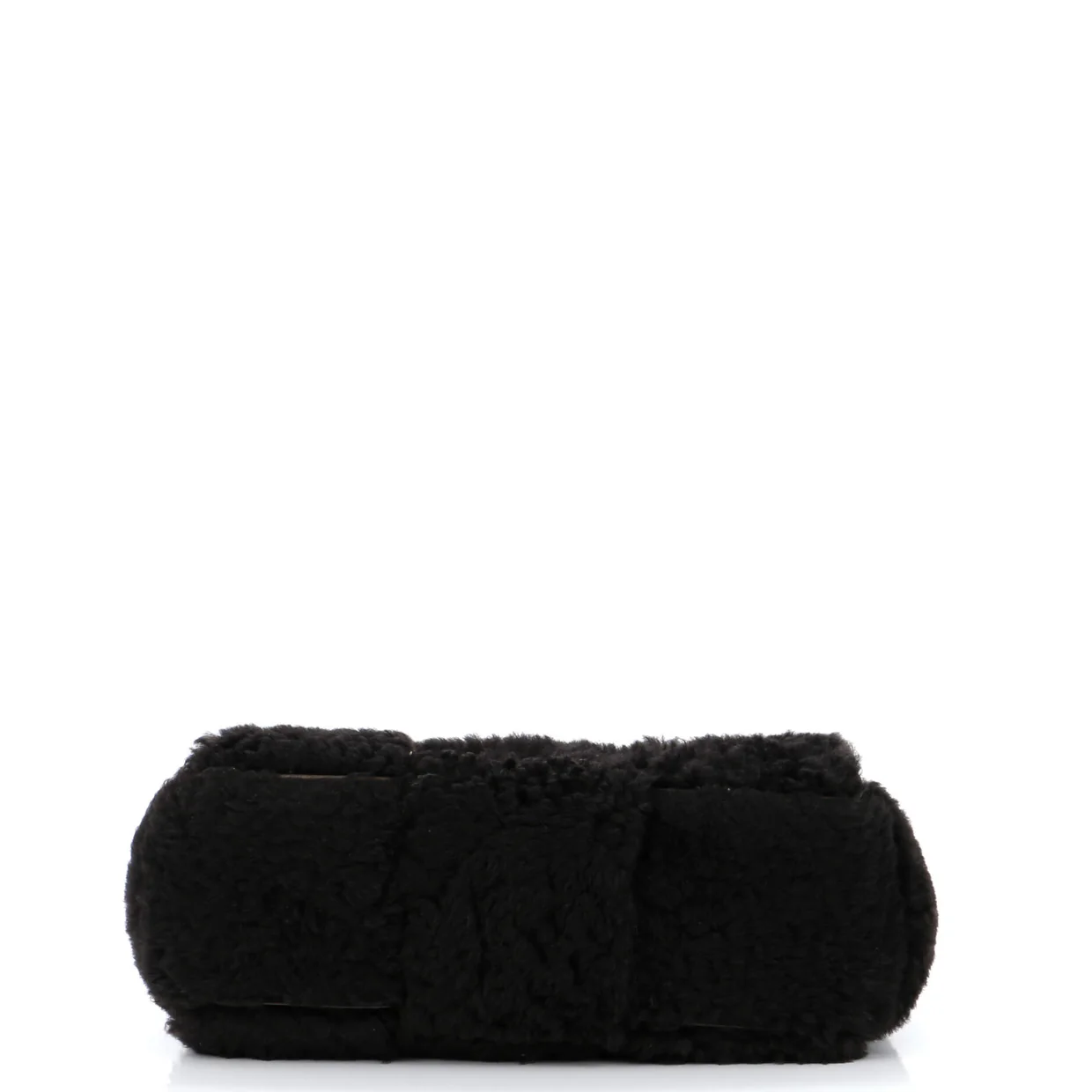 Arco Tote Intrecciato Shearling Small - Deep Luxury