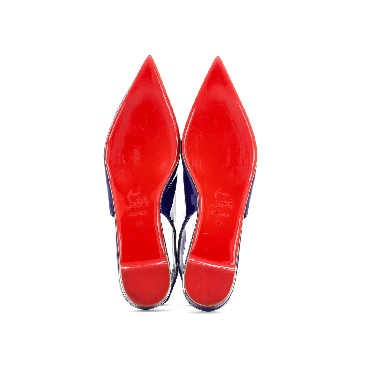 Hot Chickita Slingback Flats Patent - Deep Luxury
