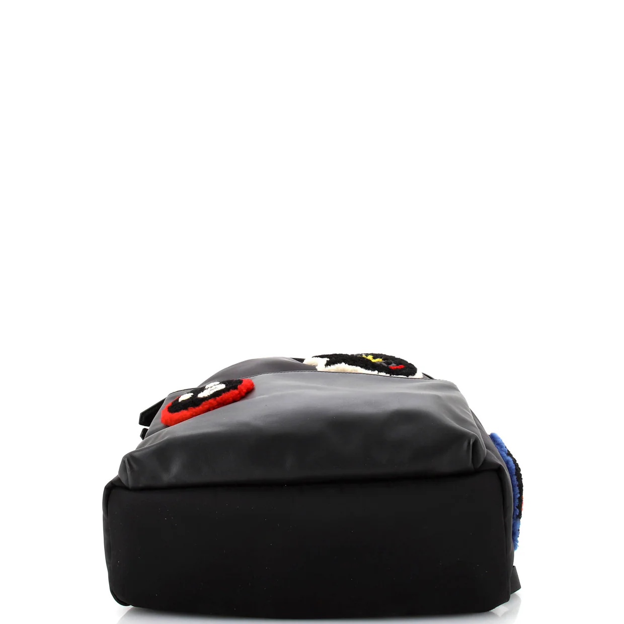 Front Pocket Backpack Nylon with Shearling Medium - Deep Luxury