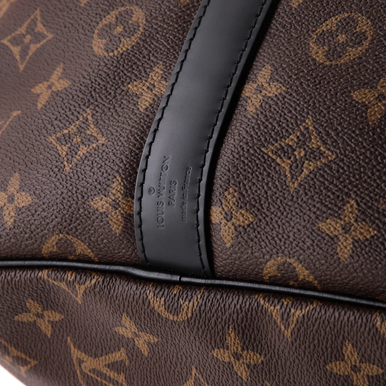 Keepall Bandouliere Bag Macassar Monogram Canvas 55 - Deep Luxury