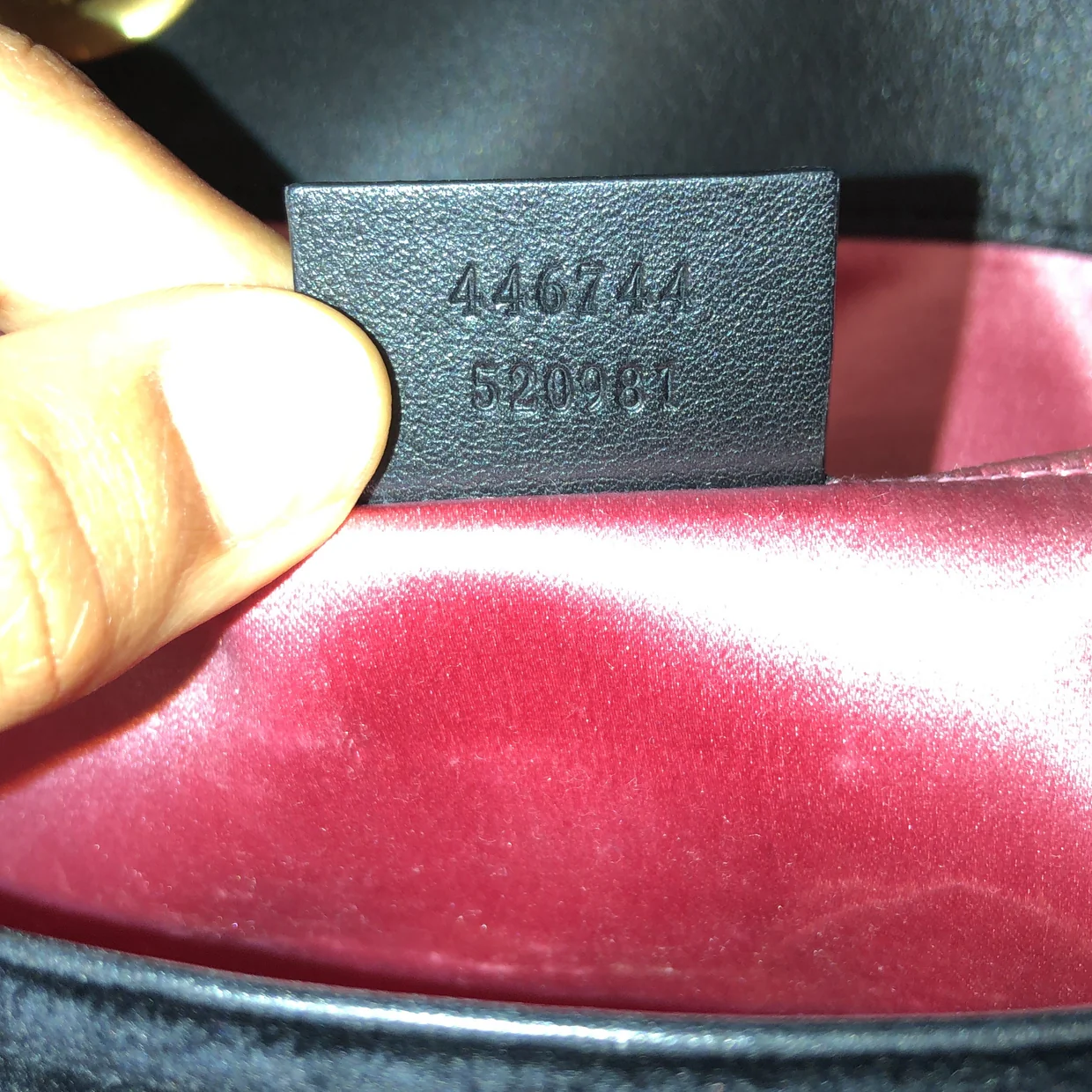 GG Marmont Flap Bag Matelasse Velvet Mini - Deep Luxury