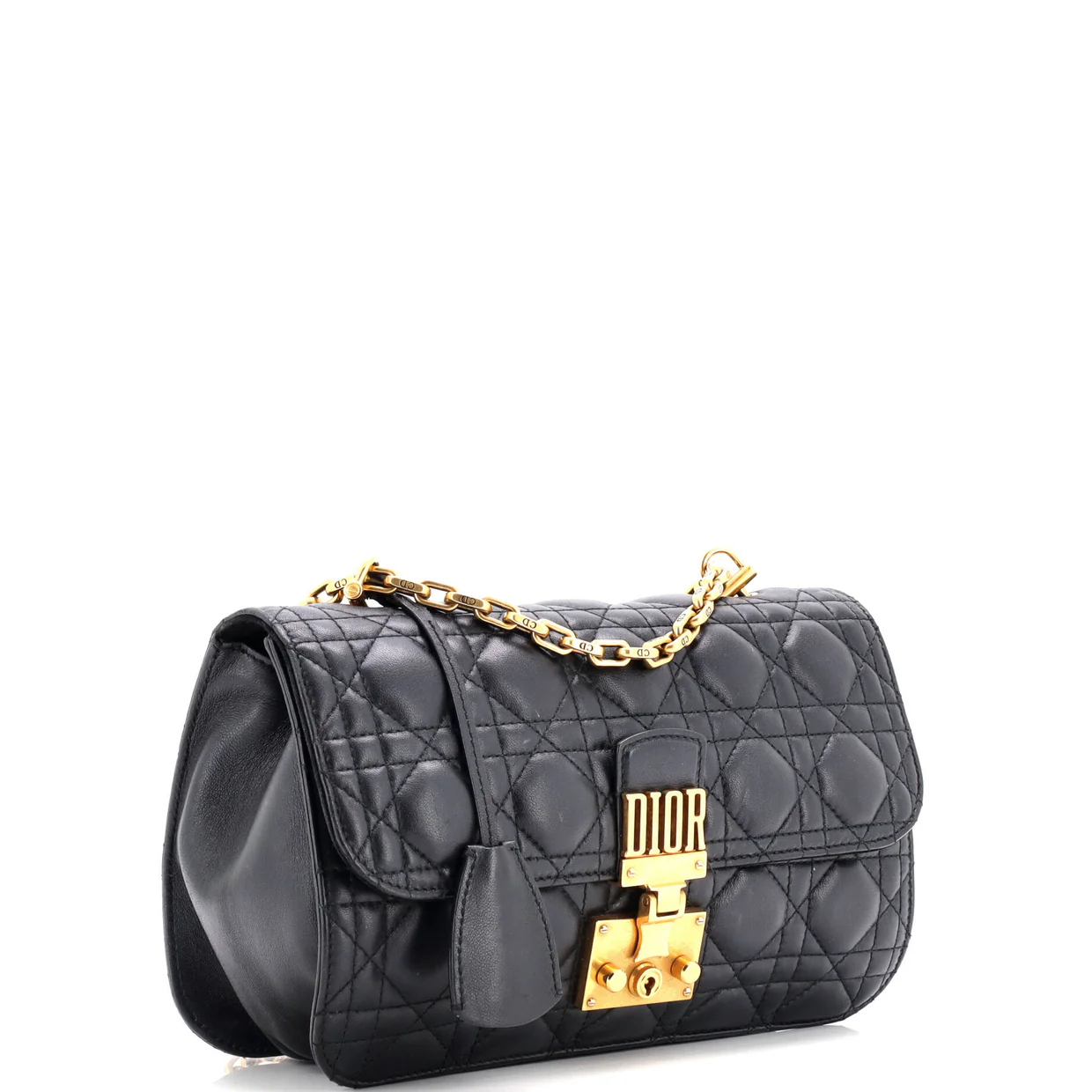 Dioraddict Flap Bag Cannage Quilt Lambskin Medium - Deep Luxury