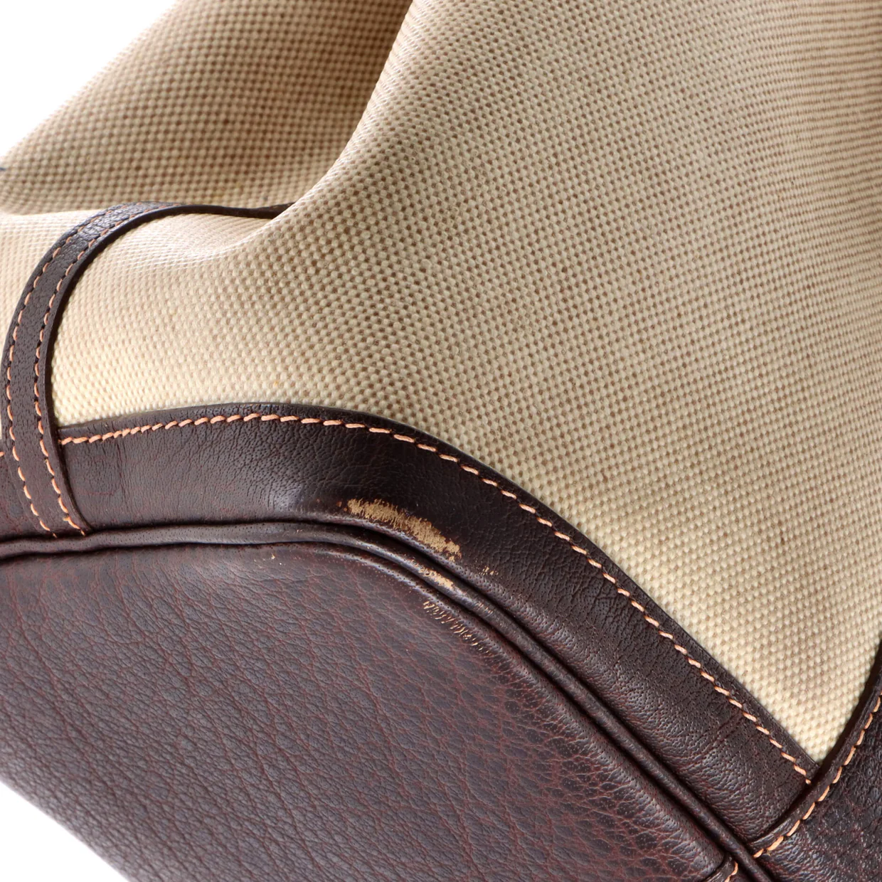 Garden Party Tote Toile and Leather 36 - Deep Luxury