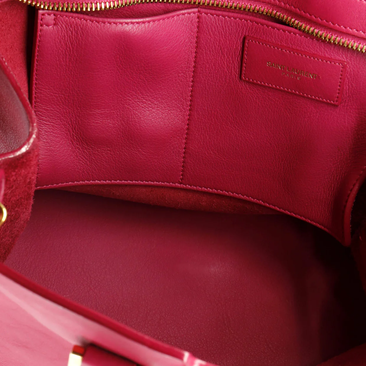 Classic Y Cabas Leather Small - Deep Luxury