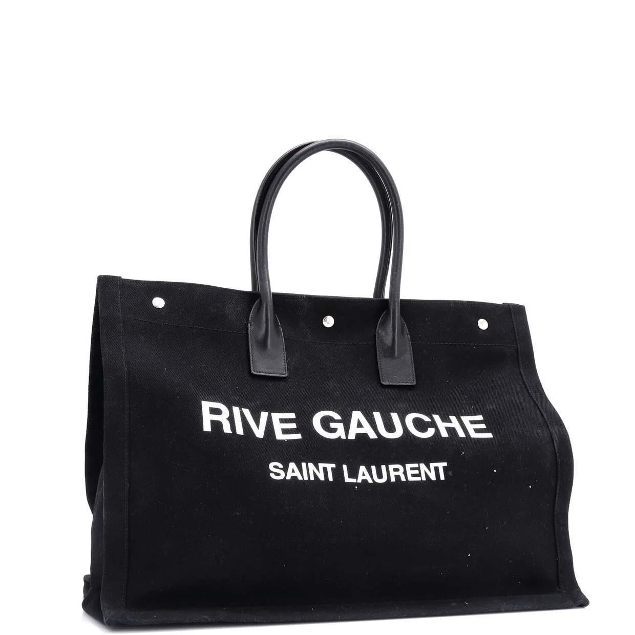 Rive Gauche Shopper Tote Canvas Large - Deep Luxury