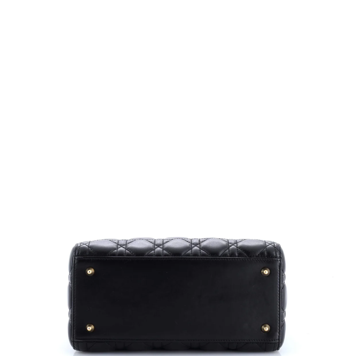 Lady Dior Bag Cannage Quilt Lambskin Medium - Deep Luxury