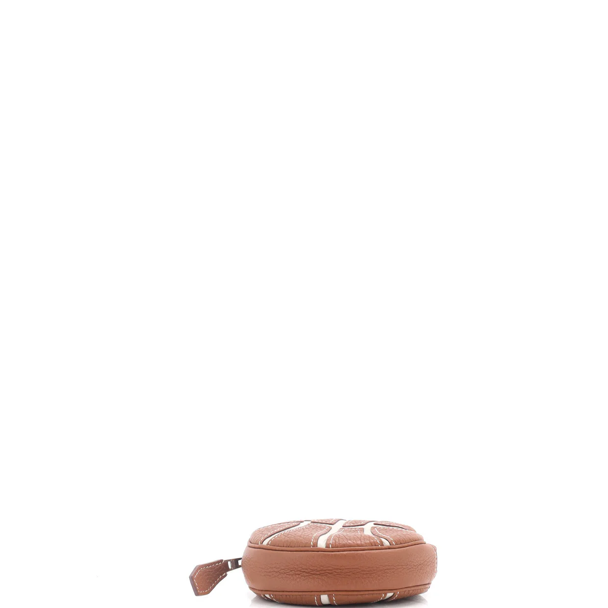 Basketball Change Purse Leather - Deep Luxury