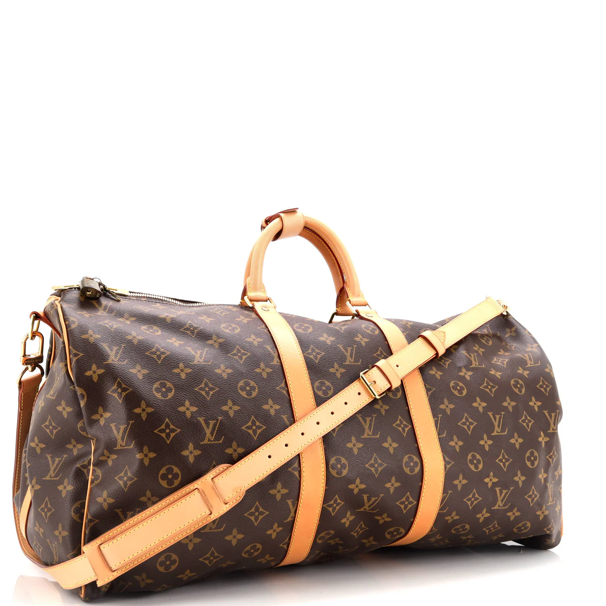 Keepall Bandouliere Bag Monogram Canvas 55 - Deep Luxury