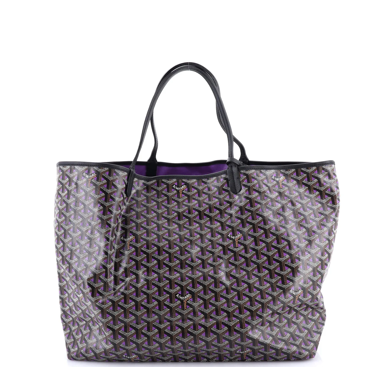 Saint Louis Tote Claire Voie Coated Canvas GM - Deep Luxury