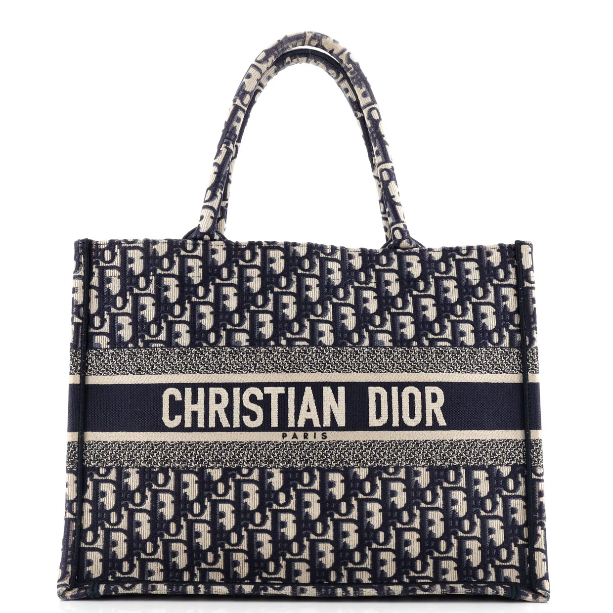 Book Tote Oblique Canvas Medium - Deep Luxury