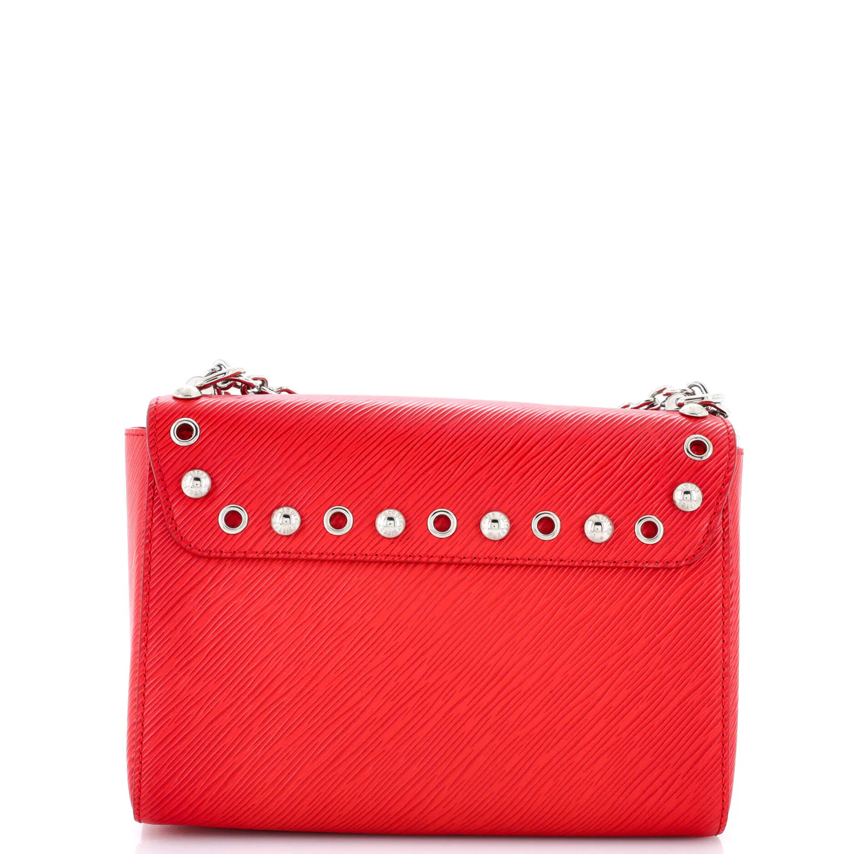 Twist Handbag Studded Epi Leather MM - Deep Luxury