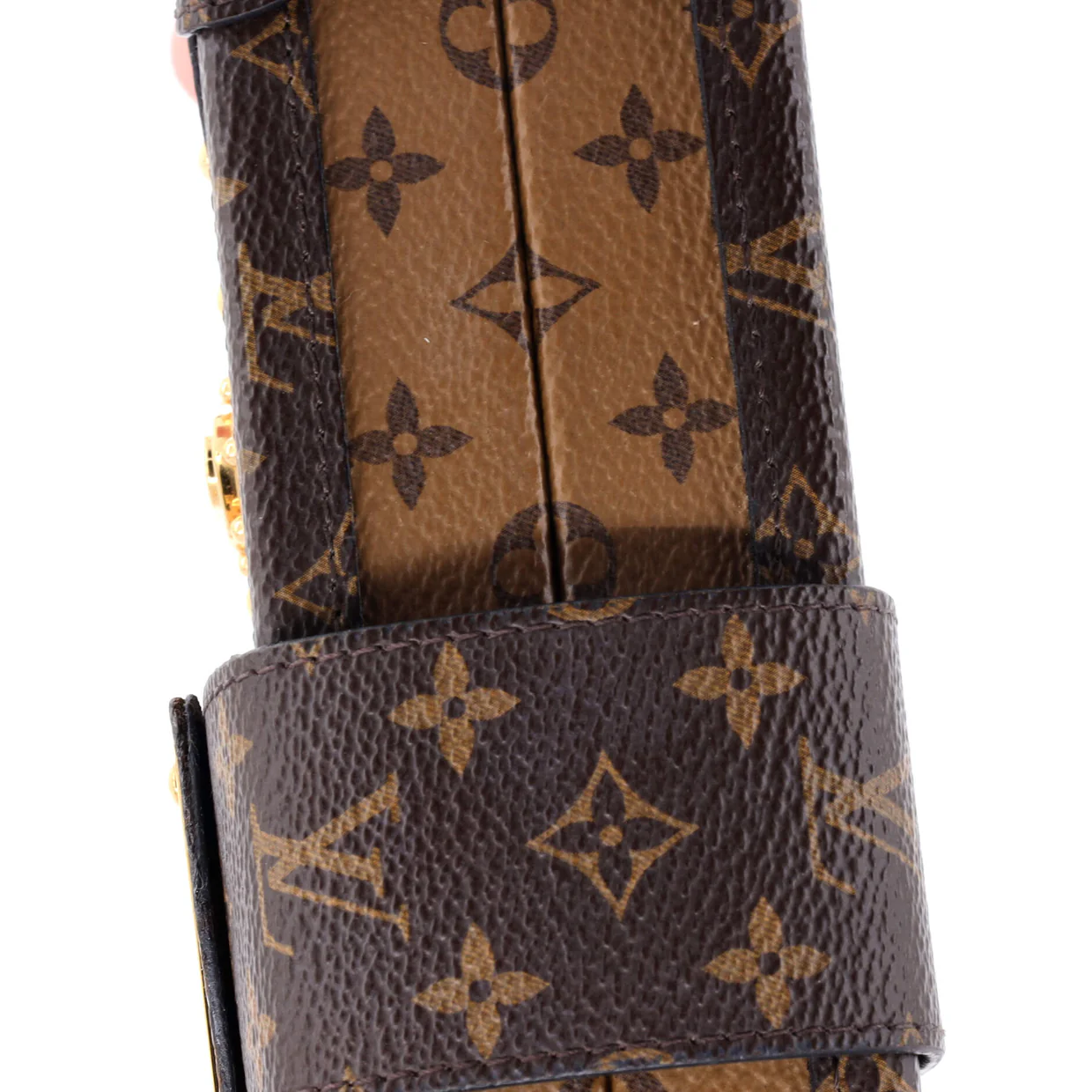 Petite Malle Handbag Reverse Monogram Canvas - Deep Luxury