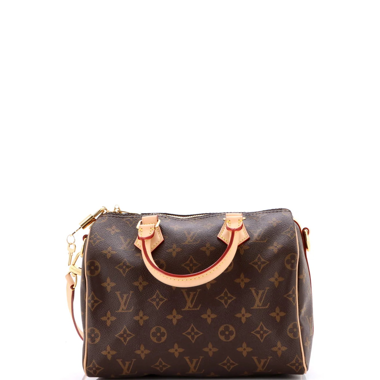 Speedy Bandouliere Bag Monogram Canvas 25 - Deep Luxury