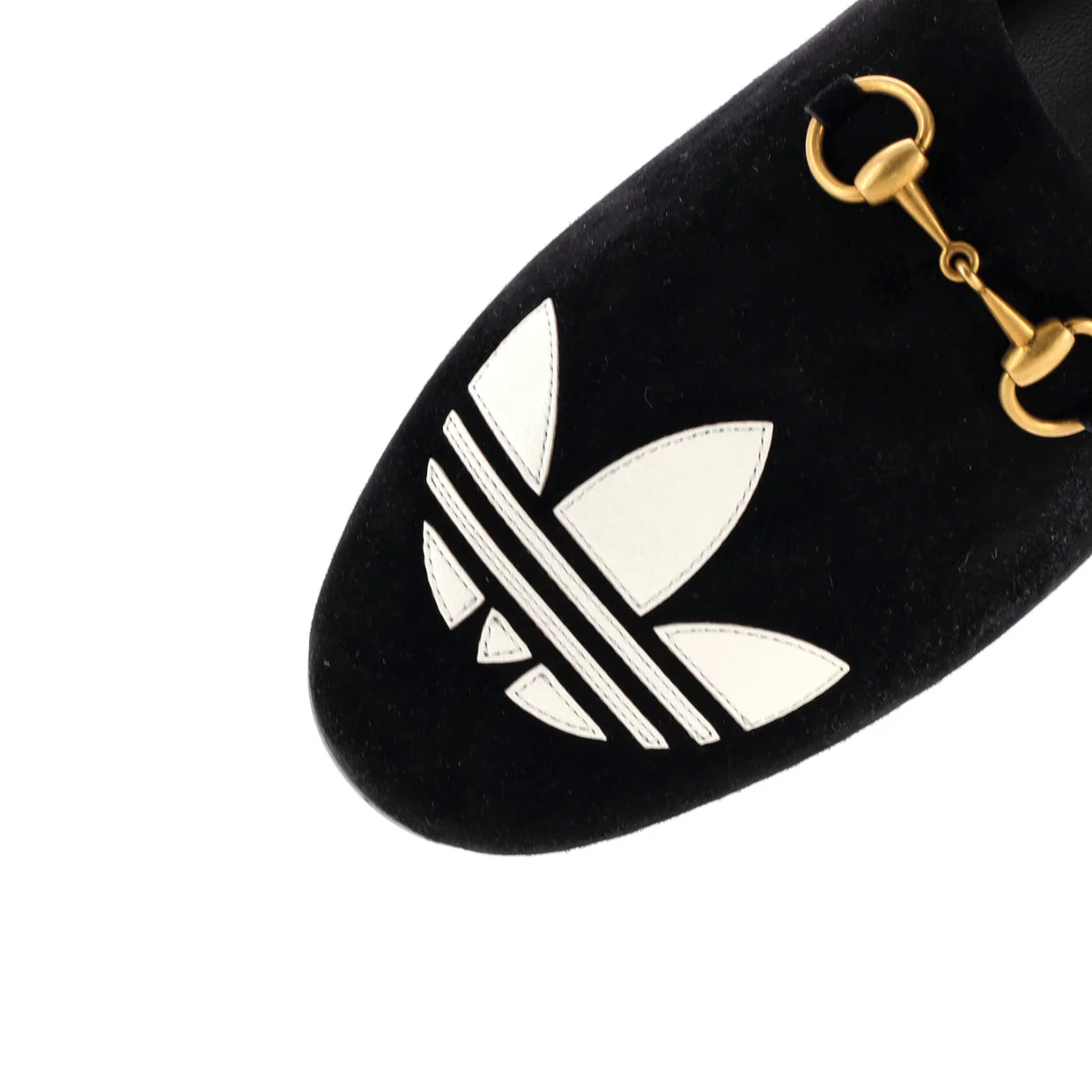 x adidas Women's Trefoil Slippers Leather - Deep Luxury