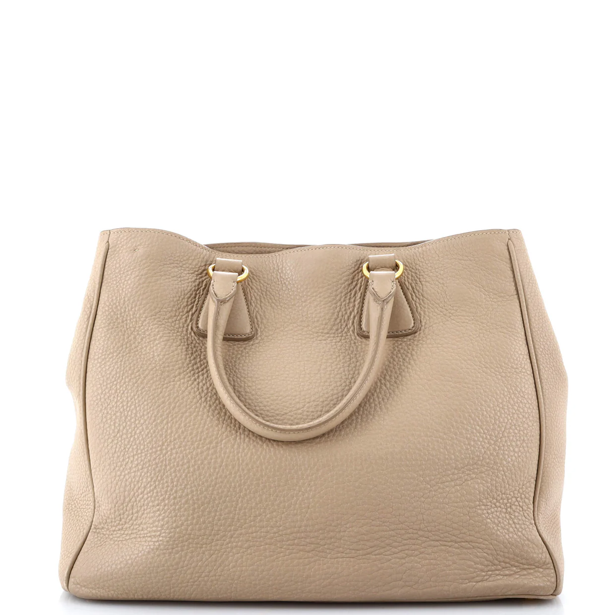 Convertible Open Shopping Tote Vitello Daino Medium - Deep Luxury