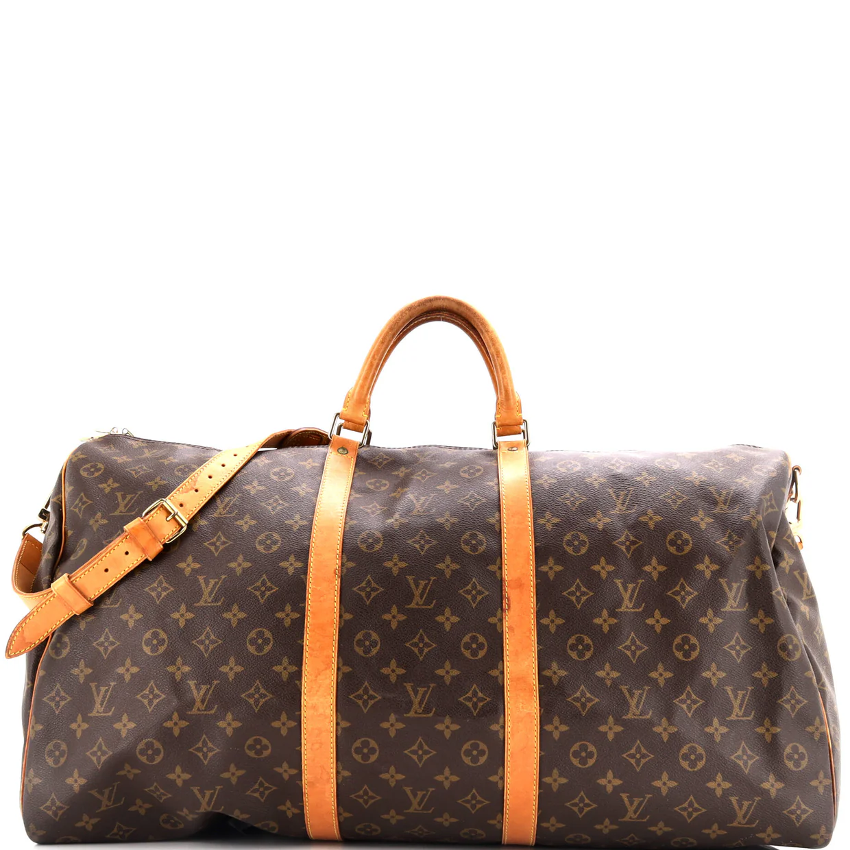 Keepall Bandouliere Bag Monogram Canvas 55 - Deep Luxury