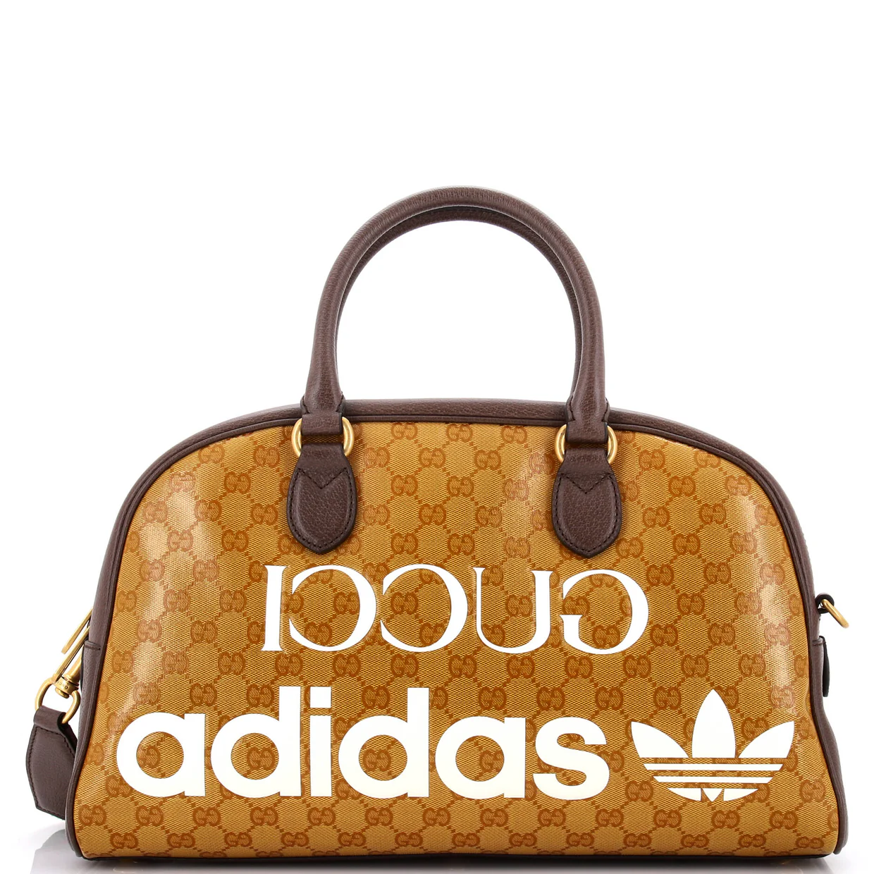 x adidas Duffle Bag GG Coated Canvas Medium - Deep Luxury