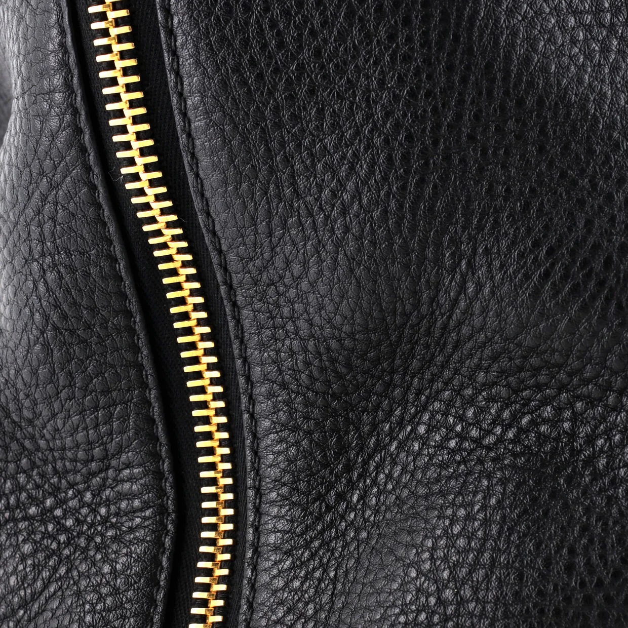 Side Zip Convertible Tote Vitello Daino Large - Deep Luxury