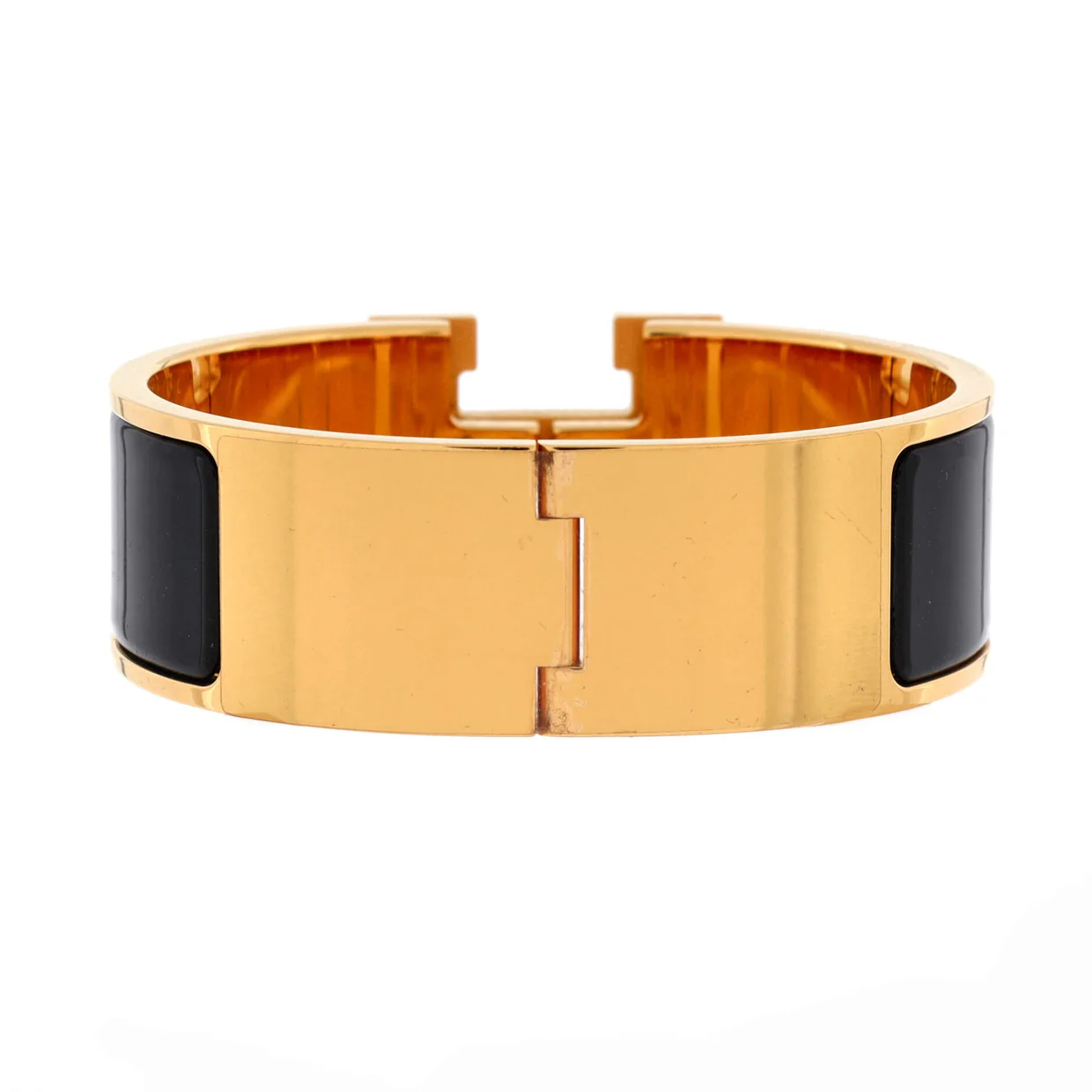 Clic H Bracelet Enamel Wide - Deep Luxury