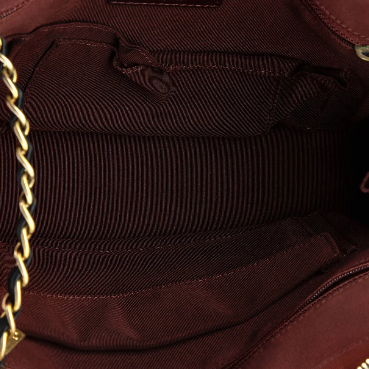 CC Charm Camera Bag Chevron Lambskin Medium - Deep Luxury