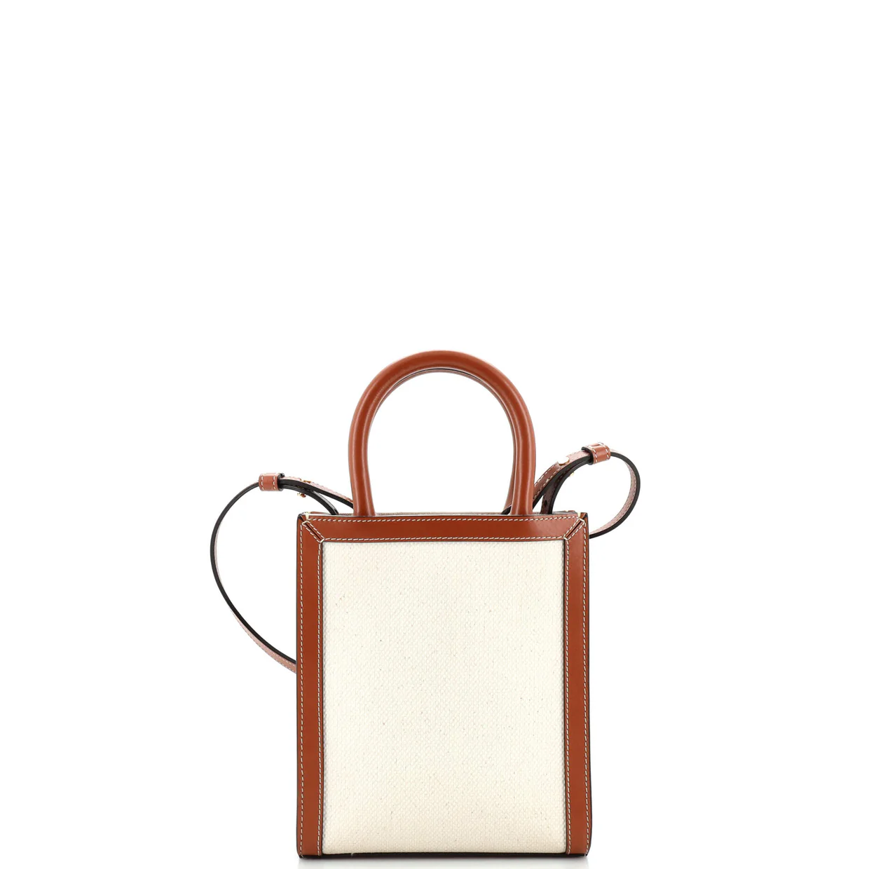 Sulky Vertical Cabas Tote Canvas with Leather Mini - Deep Luxury