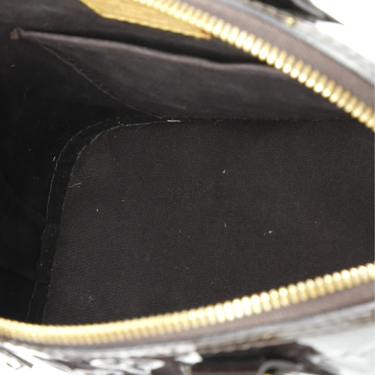 Alma Handbag Monogram Vernis BB - Deep Luxury