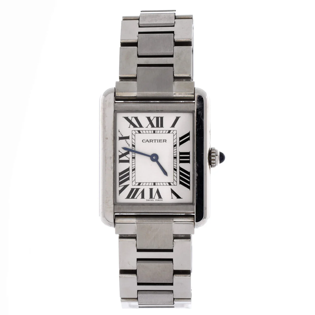 Tank Francaise Quartz Watch Stainless Steel 25 - Deep Luxury