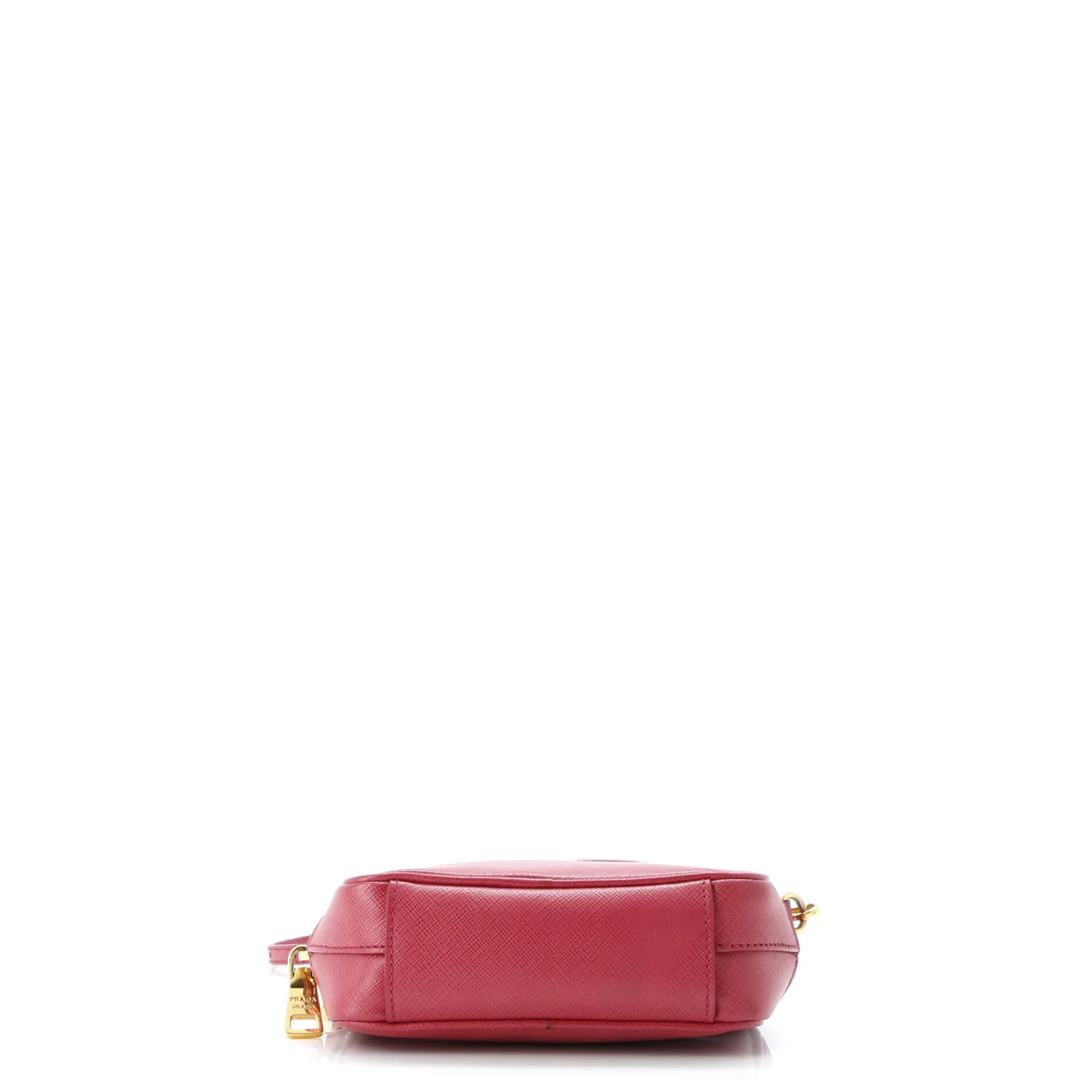Zip Crossbody Bag Saffiano Leather Small - Deep Luxury