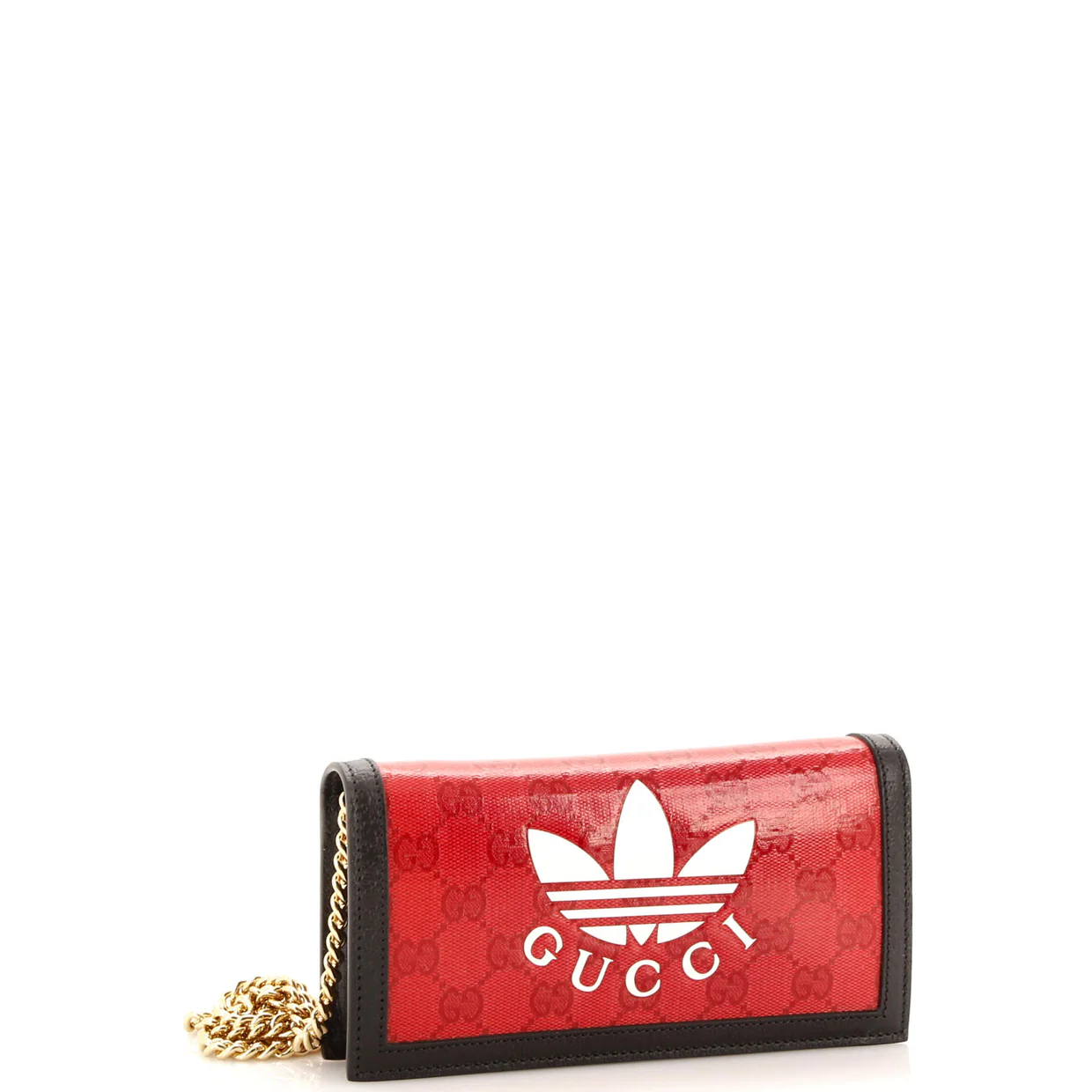 x adidas Wallet on Chain GG Coated Canvas - Deep Luxury