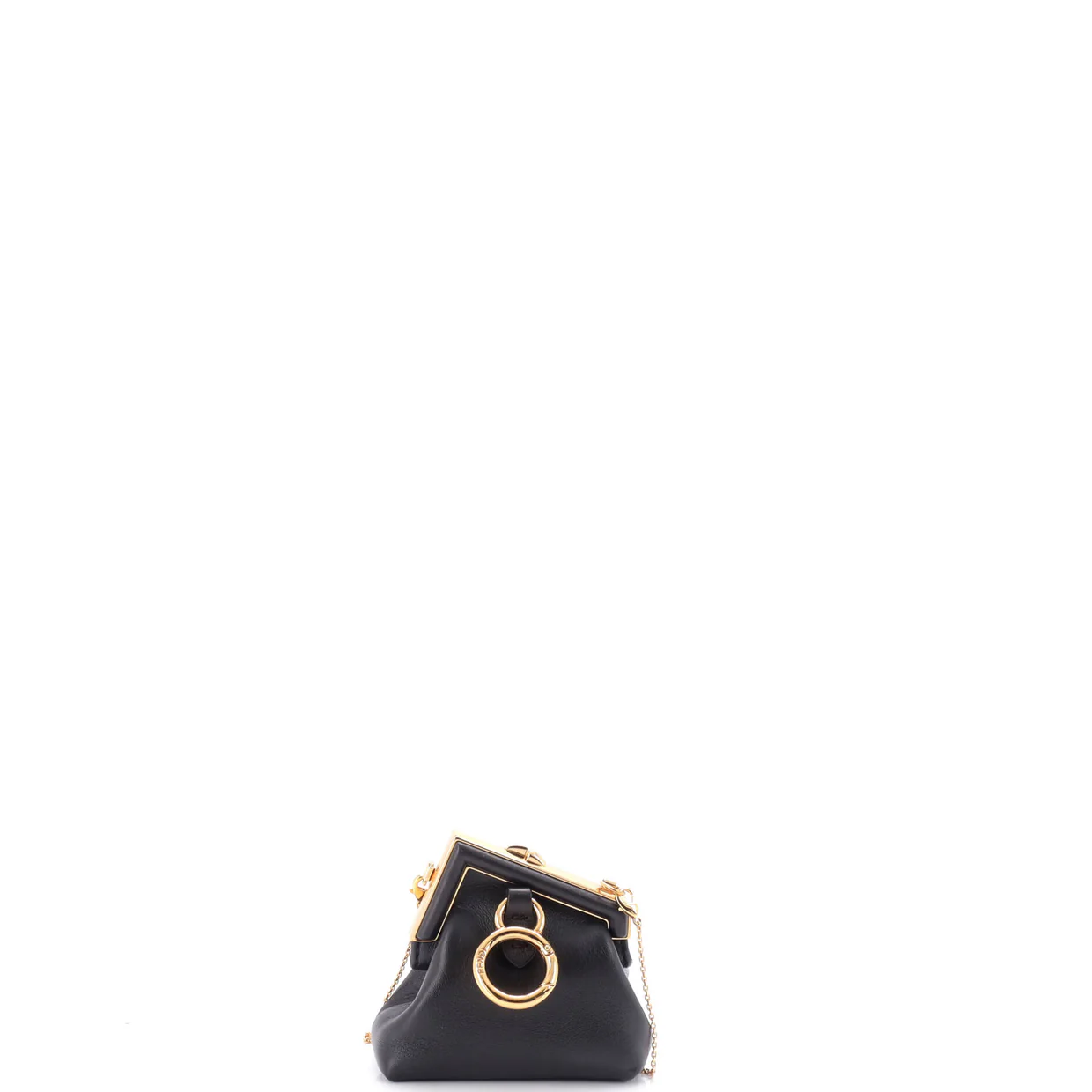 First Charm Crossbody Bag Leather Nano - Deep Luxury