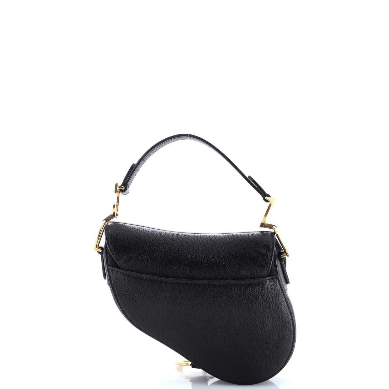 Saddle Handbag Leather Mini - Deep Luxury