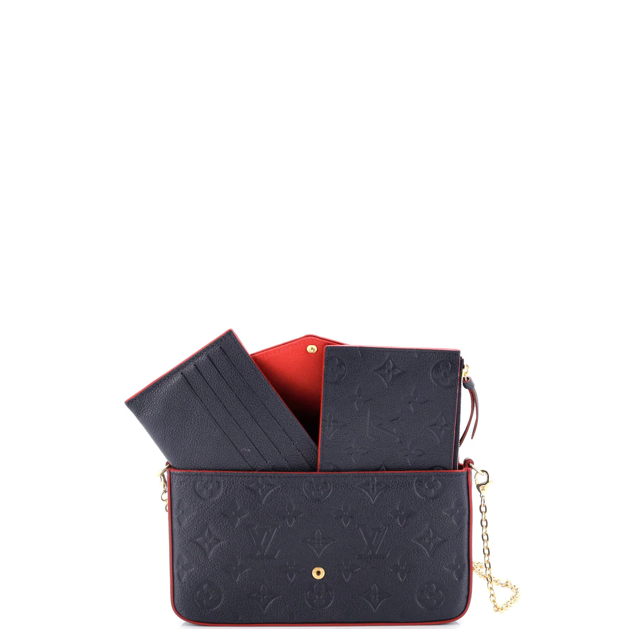 Felicie Pochette Monogram Empreinte Leather - Deep Luxury