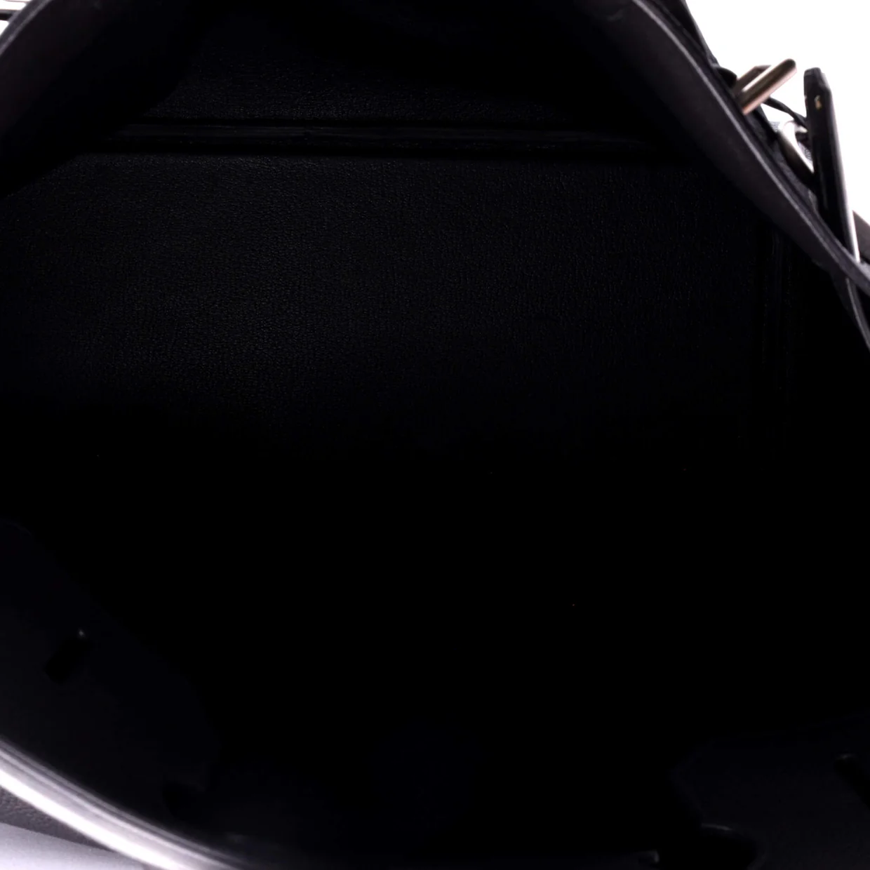 HAC Birkin Bag Noir Togo with Brushed Palladium Hardware 40 - Deep Luxury