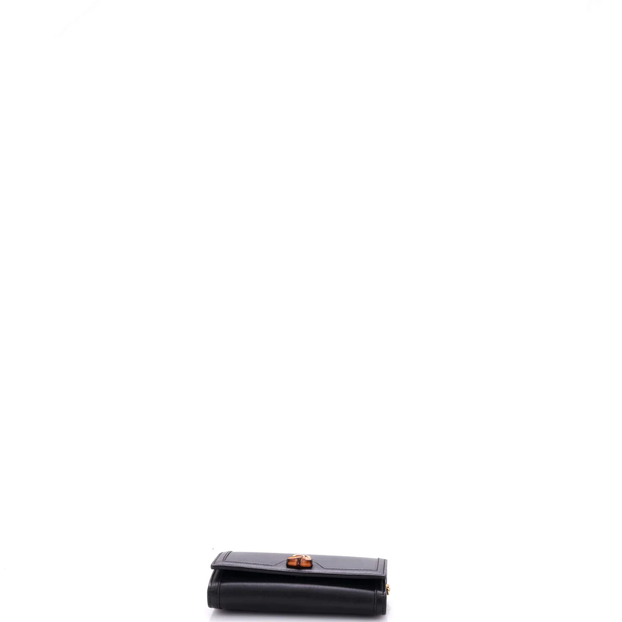 Diana Wallet on Chain Leather - Deep Luxury