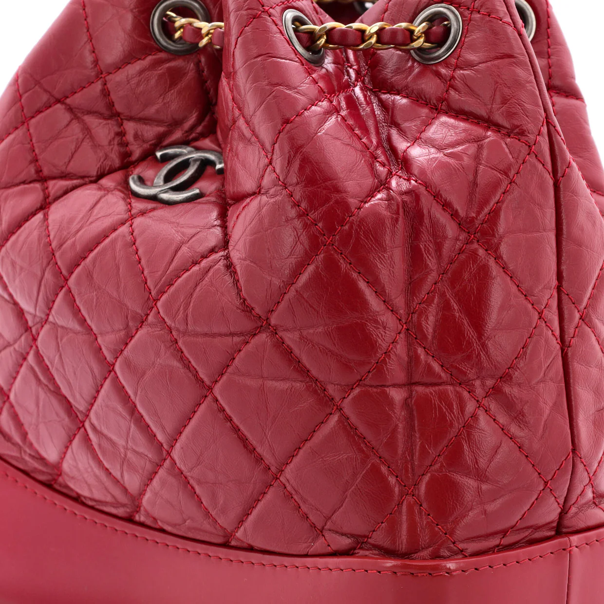 Gabrielle Backpack Quilted Calfskin Small - Deep Luxury