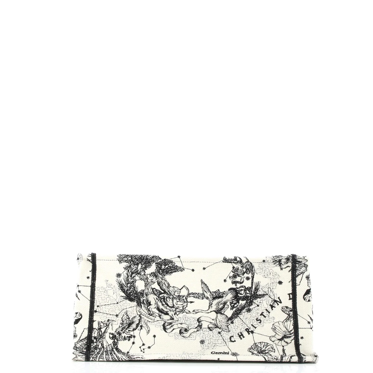 Book Tote Embroidered Canvas Medium - Deep Luxury