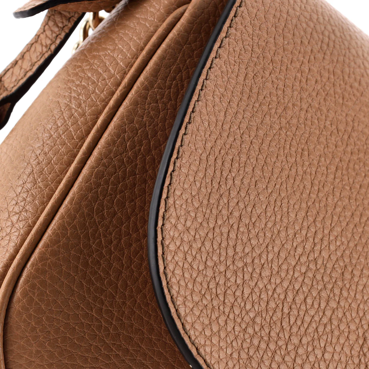 Soho Chain Crossbody Bag Leather Medium - Deep Luxury