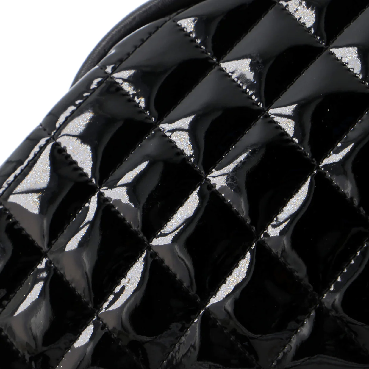 Timeless Clutch Quilted Patent - Deep Luxury