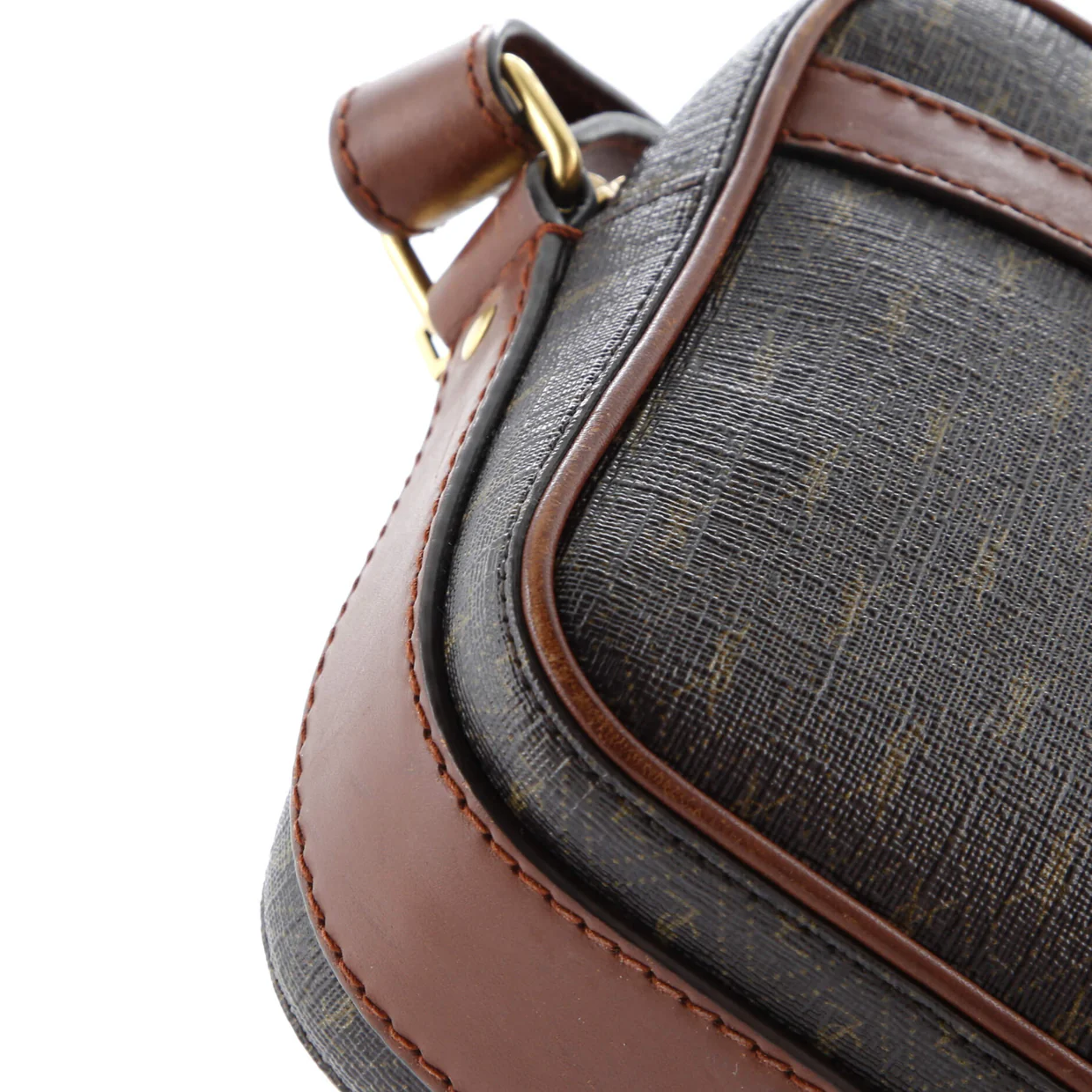 Le Monogramme Camera Bag Monogram All Over Coated Canvas and Leather Small - Deep Luxury