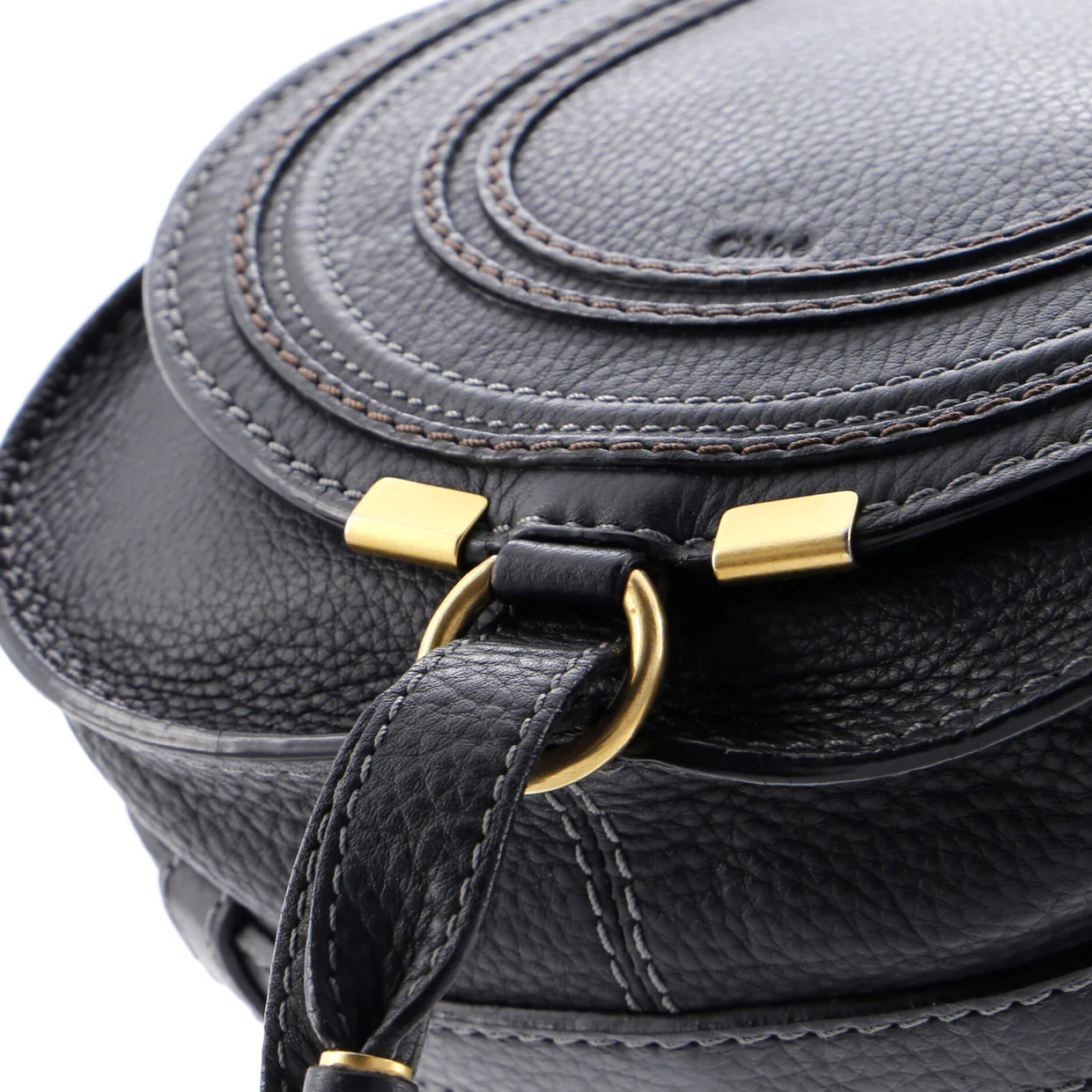 Marcie Crossbody Bag Leather Mini - Deep Luxury