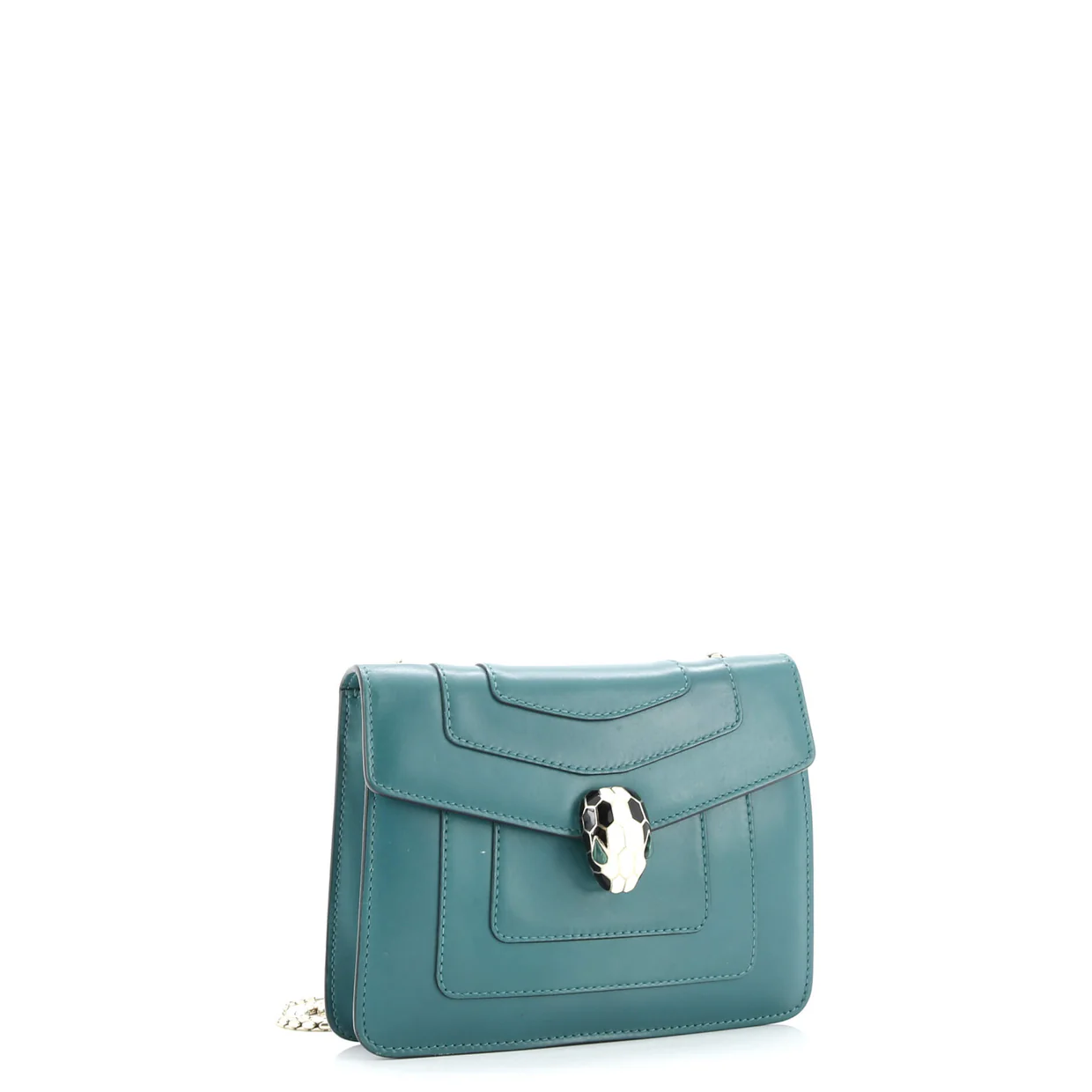 Serpenti Forever Square Shoulder Bag Leather Small - Deep Luxury