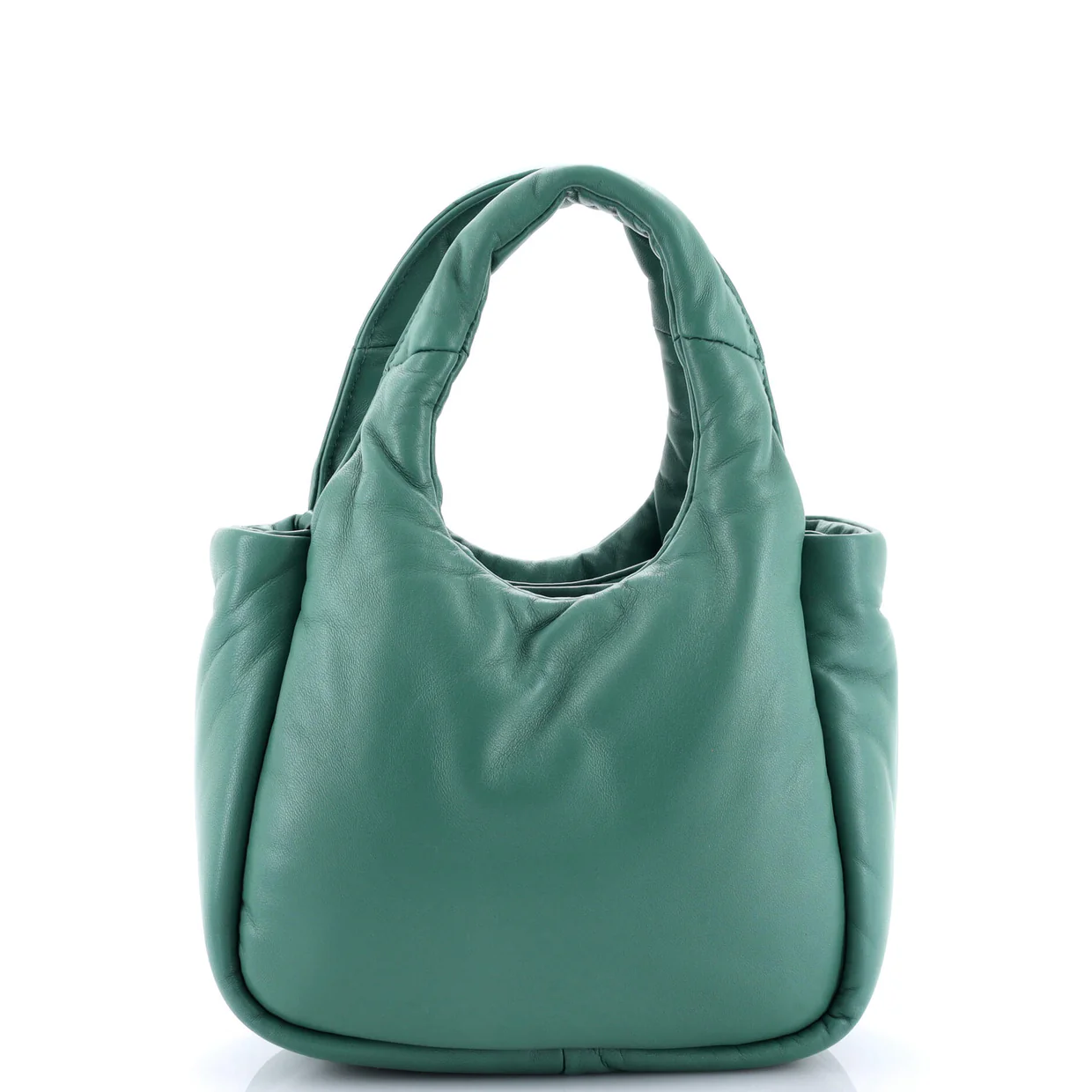 Padded Soft Tote Leather Mini - Deep Luxury