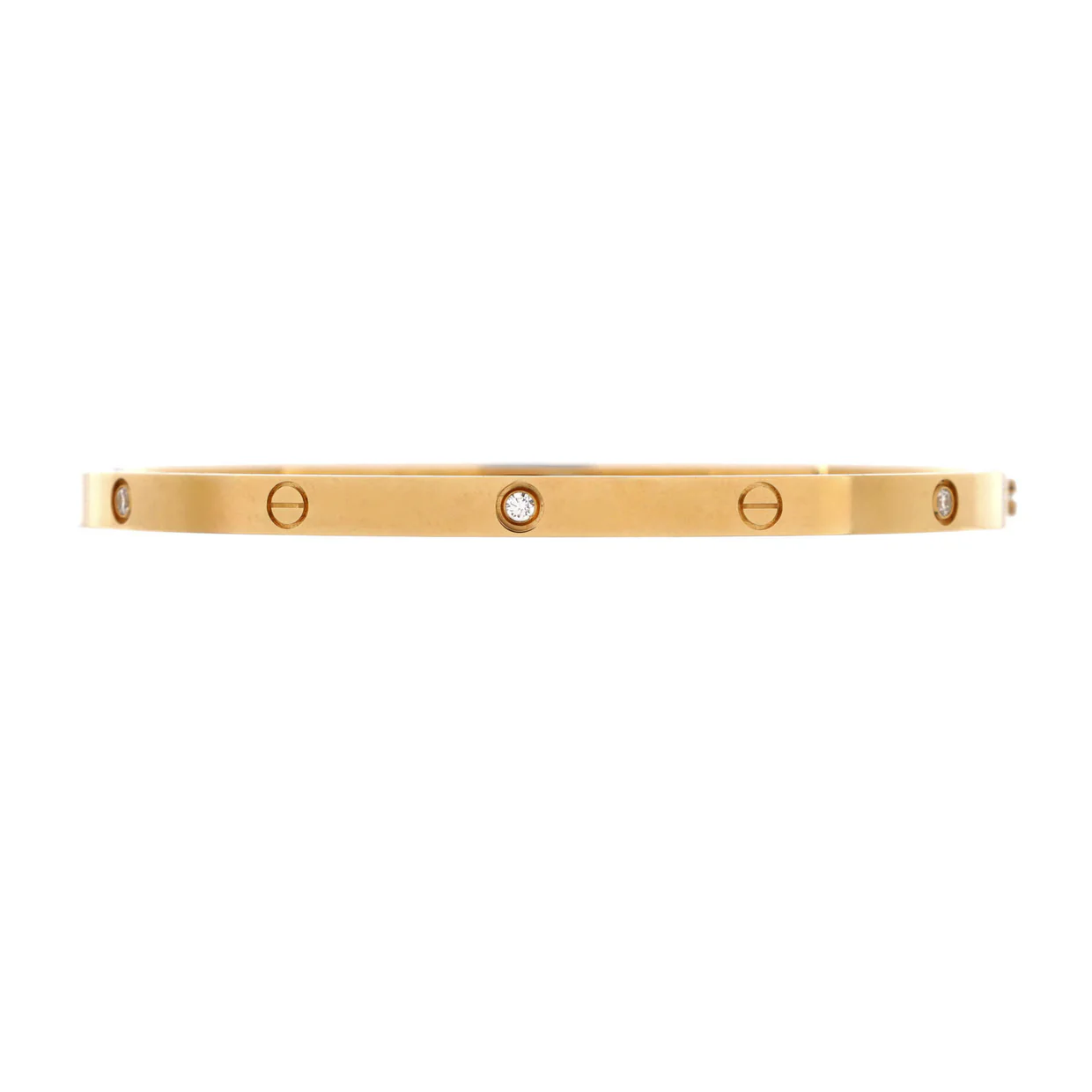 Love 6 Diamond Bracelet 18K Yellow Gold and Diamonds Small - Deep Luxury
